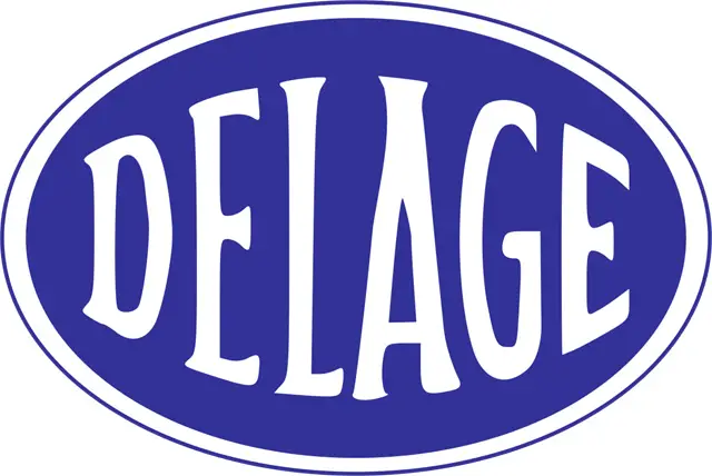 Delage Logo (blue) 1440x900 Png