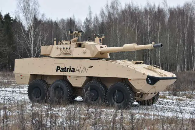 Лучшая военная бронетехника: Patria AMV XP
