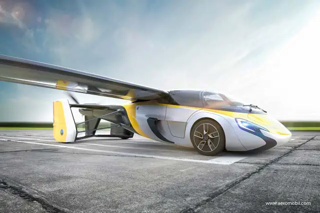 Coolest Real-Life Flying Cars: 1. AeroMobil 4.0