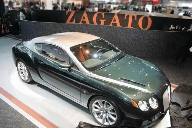 The 8 Most Expensive Bentleys: 6. Bentley Continental GTZ Zagato Special Edition
