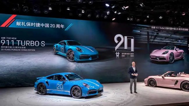 Porsche's Largest Single Market Globally in 2022: China